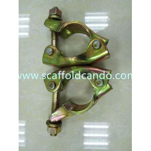 High load-bearing strength pressed galvanized scaffold swivel coupler rotation