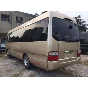 23-29 Seats Used Toyota Coaster Bus With Air Conditioner 2TR Engine