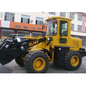 4WD Mini ZL16F Front End Wheel Loader with 1.6 Ton Capacity 0.8 CBM Rated Bucket