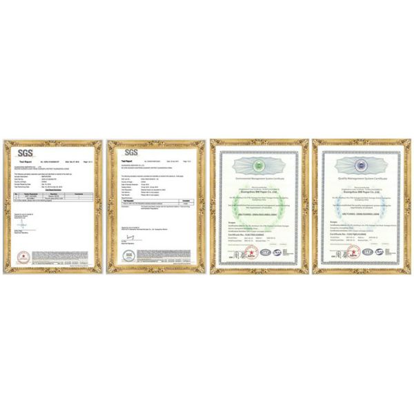 Recycled C1S Ivory Board Poly Coated Paper 300gsm + 15g PE For Food Sachet