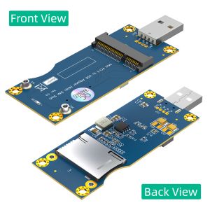 Mini PCI-E PCIe 52Pin to USB 2.0 Wireless Module Adapter Riser Card with SIM