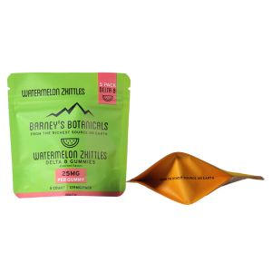 Matte Finished Stand Up Pouch for Gummies , Zipper Aluminum Laminated Foil Pouch