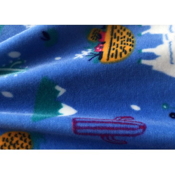 Buy 250gsm Brushed Polyester Spandex Velvet Fabric at wholesale prices