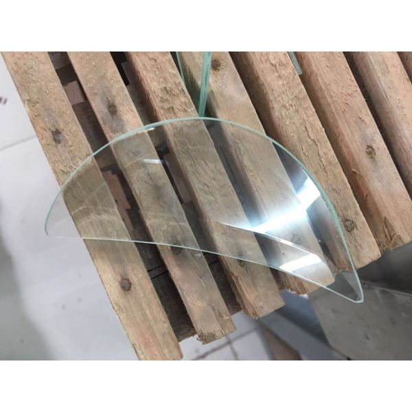 Buy Beveled Tempered Safety Glass Hollow Structure Brass / Nickel / Patina Optional at wholesale prices