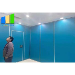 Function Hall Foldable Acoustic Partition Panels With Moveable Pass Door