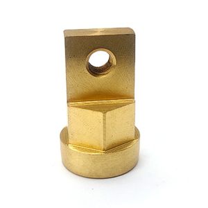 OEM CNC Precision Turned Components Anodized Brass Precision Components