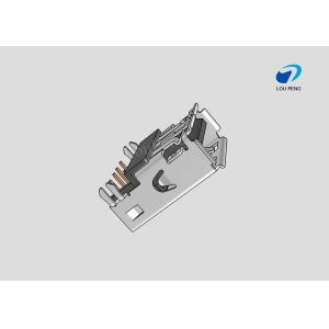 USB connector 2.0 4PIN AF 90 ° BOTH SIDES FIXED PIN IS STRAIGHT AND SMD FOOT