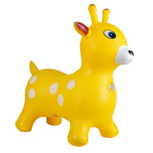 Inflatable 6 Inch Bouncy Giraffe Hopper Animals Anti Slipping