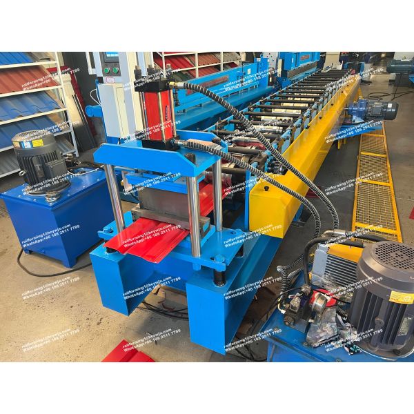 Buy High Efficient Wall Panel Roofing Sheet Roll Forming Machine with CE , PLC Control at wholesale prices