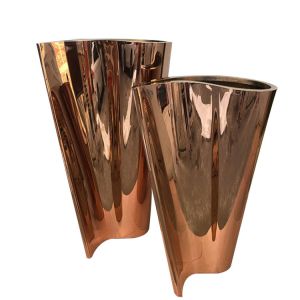 Quality Special-shaped luxury outside modern flower planter and flower pot for sale