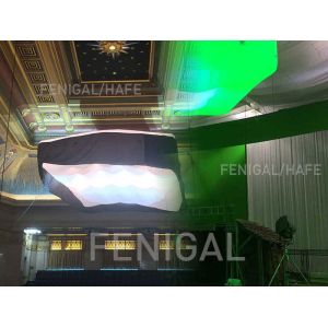200W Cube Inflatable Lighting Decoration Balloons Customized Shaped