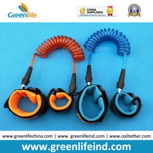 Losting Protection Baby Walking Safety Felxi Elastic Blue Lanyard Tether