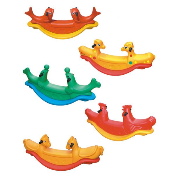 Cartoon Childrens Garden Toys Kids Outdoor Plastic Seesaw For Playground Kids Toys