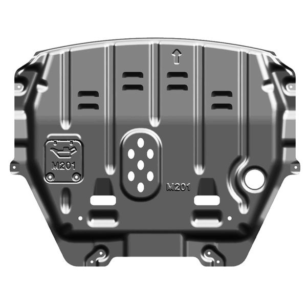 Black Powder Coating 3D Engine Protector Cover Skid Plate for MINI-R Protection