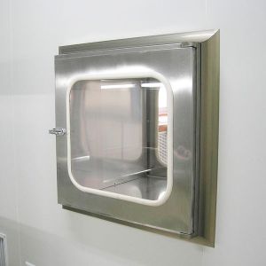 Interlock Clean Room Equipment , Smooth Wear Stainless Steel Pass Box