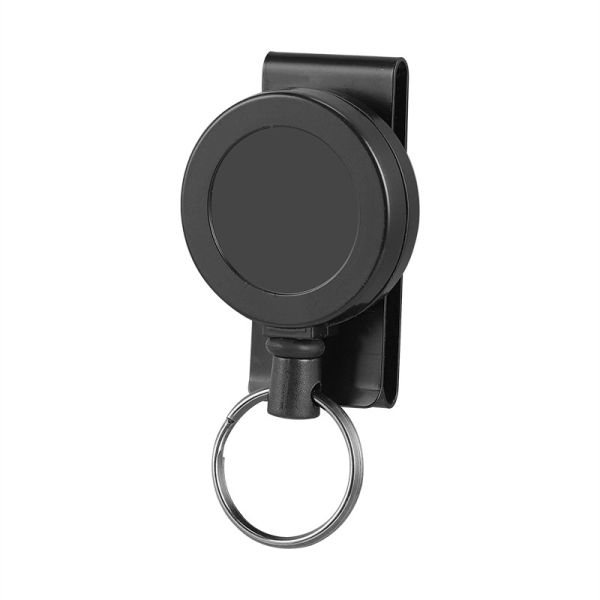 Buy Deyi Badge Reel  Retractable Keychain Tactical ID Badge Holder Reel Heavy Duty Carabiner at wholesale prices