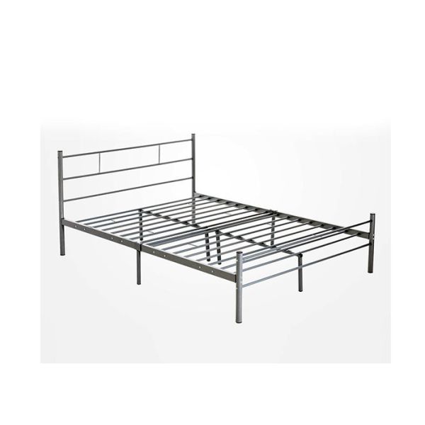 Buy 15.5kg 191x137cm Metal Double Bed With Headboard at wholesale prices