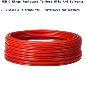 Quality FKM O Rings Resistant To Most Oils And Solvents Excellent Oil Resistance /- 5 Shore A Tolerance for Performance Applications for sale