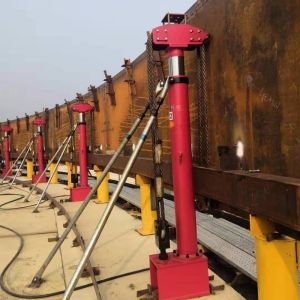 Upgrade Your Tank Construction Machinery with 2700mm Chain Stroke Hydraulic