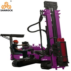 Multifunctional Solar Pile Driver Machine 360Degree Rotate Ground Hydraulic Pile