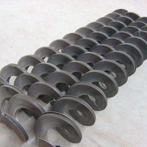 Shaftless Auger Screw Conveyor In Manufacturing Plant