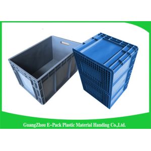 Large Standard Warehouse Plastic Euro Stacking Containers 800*600*340mm