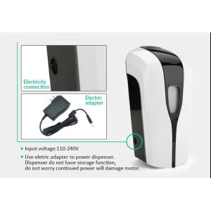 White Automatic Hand Sterilizer , Automatic Soap Dispenser Wall Mounted