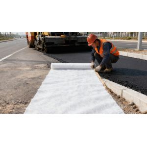 CE ASTM Standard Highway Expressway Projects PP Nonwoven Geotextile Weak