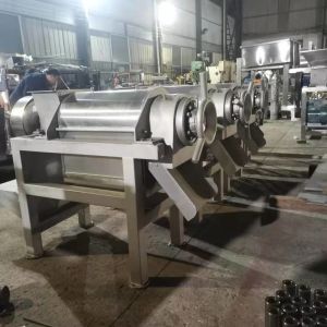 Tomato Spiral Juice Extractor Energy Saving SUS 304 Material