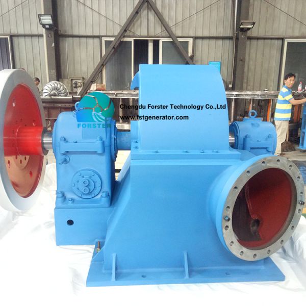 High Water Head Hydroelectric Power Plant Generator For 1.09m3/S Flow Rate