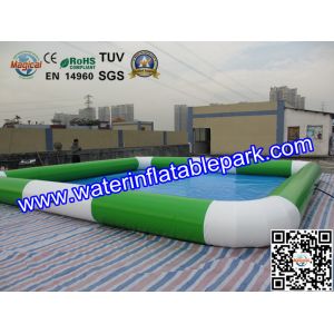 Amusement Park Square Inflatable Water Pool Facilities 7m x 7m
