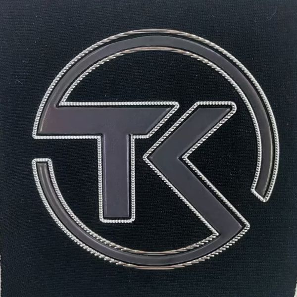 Buy Custom 3D TPU Logo Heat Transfer Label with Straight Cut Multiple Styles and Quick Sample Lead Time at wholesale prices