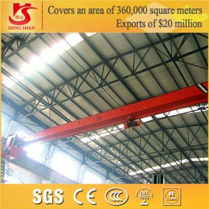 China ld type workshop use single girder overhead crane with a top running hoist on sale