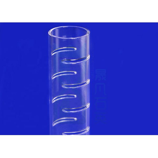 Buy High Purity Further Processing Clear Fused Quartz Tubing With Slots at wholesale prices