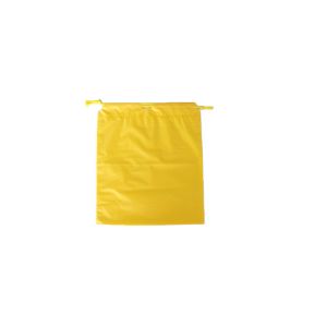 Quality Promotion Plastic Drawstring Bag Sustainable CPE Yellow Recycled Material for sale
