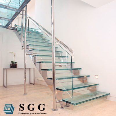floating glass staircase