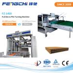 1450mm Width Corrugated Paper Pile Turning Palletizer for Packing Line