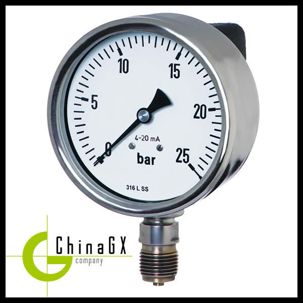 40mm To 150mm Hydraulic Pressure Gauge For Chemical Industry