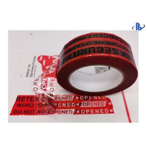 Custom Logo Acrylic Adhesive Tamper Proof Security Tape
