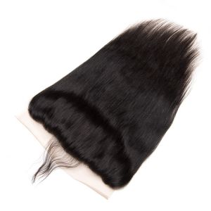 Natural Black Real Straight Human Hair Extensions Bundles No Shedding