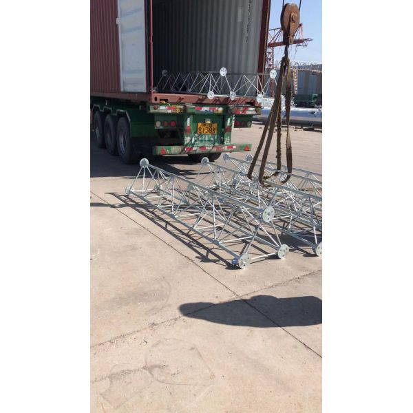 Buy Q235 High 30 Meter Guyed Galvanized Steel Tower at wholesale prices
