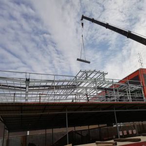 Large Span Residential Steel Construction Prefabricated Structural Steel Portal