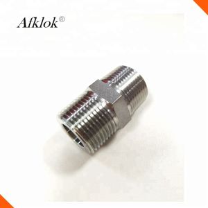 1/8" 1/4" 3/8" 1/2" 3/4" 1" Double Male NPT Stainless Steel 316 Nipple connector
