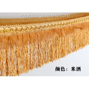 Quality Latest decorative OEM custom design tassel fringe for curtain cushion trimmings for sale