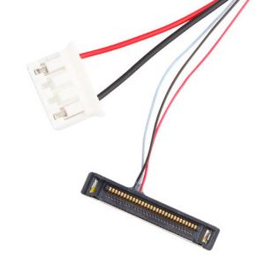 The LVDS Cable Assembly With A 1.0mm Pitch And 32AWG, Using The HRS DF13-20DS-1