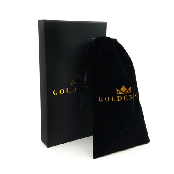 Buy Recycled Rigid Drawer Packaging Box Black Slide Out Jewelry Box With Bag And Pouch at wholesale prices