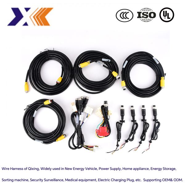Energy Vehicle Charging Plug Wire Harness with JST Connector and Tinned End