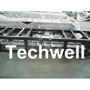 0.3mm Steel K Style Rainwater Portable Gutter Machine Non Twisting Drive