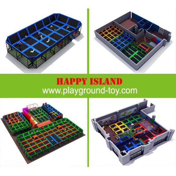 Professional Big PVC Trampolines For Kids For Indoor And Outdoor