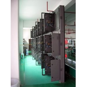 Aluminum P16 Round Led Advertising Billboard 2R1G1B IP65 3906 pixel / m²